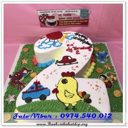 Mẫu Bánh Sinh Nhật Đẹp - A340